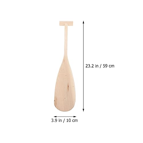 Toddmomy Wooden Boat Paddle Wooden Canoe Paddle Unfinished Solid Pine Paddle for Boat Marine Drift Boat Drawing Art Crafts Toddmomy