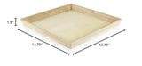 PacknWood Noah31 Rectangular Wooden Tray (Case of 10) - Large Charcuterie Board Set - Decorative Wooden Serving Trays for Party | Wood Tray for PacknWood