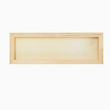 6 Pack Unfinished Wood Canvas Boards for Crafts, Wooden Panels for Painting (4 x 12 in) Bright Creations