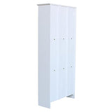 IC International Concepts Shaker Bookcase-72 H- White Bookcase IC International Concepts