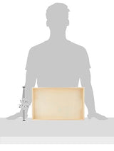 Multicraft Imports WS410 5-Piece Paintable Wooden Trays with Handles, 6-5/8 by 13-Inch to 10-1/8 by 16-1/8-Inch Multicraft Imports