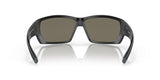 Costa Del Mar Men's Tuna Alley Polarized Rectangular Sunglasses, Matte Black/Grey Blue Mirrored Polarized-580G, 62 mm Costa Del Mar