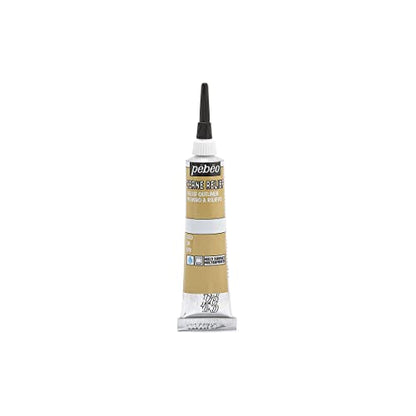 Pebeo 773000 CERNE RELIEF GOLD, 0.68 Fl Oz (Pack of 1) - WoodArtSupply