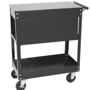 Ironton 30in. 4-Drawer Tool Cart - 33-7/8in.L x 17-5/8in.W x 39-1/8in.H, 500-Lb. Capacity - WoodArtSupply