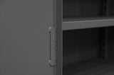 Durham Extra Heavy Duty Welded 12 Gauge Steel Lockable Storage Cabinet, HDC-244878-4S95, 1200 lbs Shelf Capacity, 24" Length x 48" Width x 78" Durham