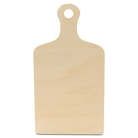 Wooden Cutting Board Shapes, 12" with Handle, Pack of 3 Wooden Cutting Boards by Woodpeckers, for Kitchen, Decor, and Charcuterie Boards Woodpeckers