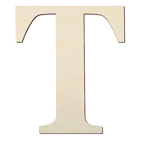 12 inch Large Blank Wooden Letters Unfinished Wooden Letters Wooden Board Sign for DIY Craft Projects for Walls Decor, Party, Birthday,Wedding Lnhiya
