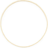 Bamboo Rings for Crafts, Macrame, and Dreamcatchers (10.2 Inches, 12 Pack) Bright Creations