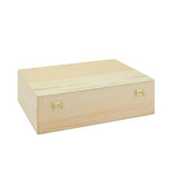 Bright Creations Unfinished Wooden Jewelry and DIY Crafts Storage Box (9 x 12 x 3.3 In) Bright Creations