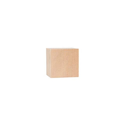 Unfinished Wooden Blocks 3/4 inch, Pack of 100 Small Wood Cubes for Crafts and DIY Home Décor, by Woodpeckers
