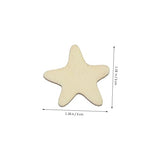 COHEALI 200 Pcs Crafts for Kids Unpainted Wood Disc Nautical Wood Shapes Unfinished Wood Slices Seahorse Cutout Shapes Woodsy Decor Ocean Decor Craft COHEALI