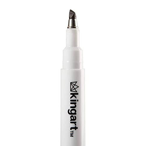 KINGART 430-10 PRO Inkline Micro Line & Precision Graphic Pens, 10 Assorted Nibs, Archival Waterproof Black Japanese Ink for Art, Illustration, KINGART