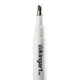 KINGART 430-10 PRO Inkline Micro Line & Precision Graphic Pens, 10 Assorted Nibs, Archival Waterproof Black Japanese Ink for Art, Illustration, KINGART