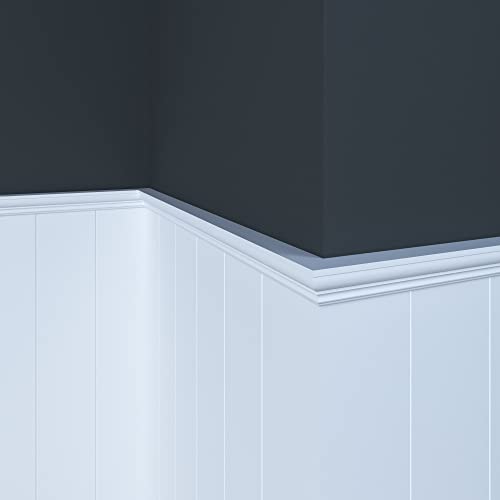 ORNAMENTAL 10039-4WHW Unfinished White Hardwood Picture Frame Trim Moulding ORNAMENTAL