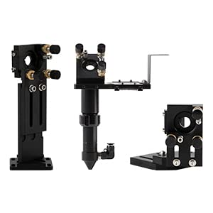 Cloudray C Series Head Set with 1 PCS USA CVD Focus Lens D20mm FL50.8mm and 3 PCS Si Mirrors D25mm (Set A) Cloudray