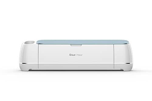 Cricut Maker in Blue & Digital Content Library Bundle - Smart Cutting Machine - Cuts 300+ Materials, Home Decor & More, Bluetooth Connectivity,