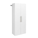 Prepac HangUps Shoe Storage Cabinet, 16"D x 30"W x 72"H, White Prepac