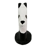 Red Dollar Handmade Wood Carved Animal Eyeglass Holder, Sunglasses Display Stand, Nightstand Home Office Desk Decor, Christmas Holiday New Year Red Dollar