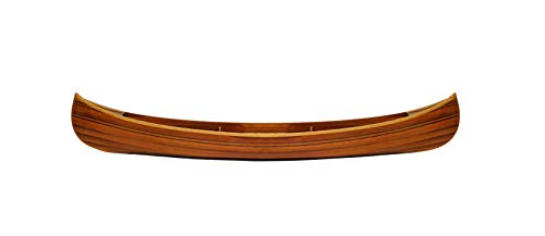Wooden Boat USA Display Half Canoe 9 Feet Home Décor, One Size, Multi Wooden Boat USA