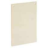 50 Pack Unfinished Wood Plaque Blanks with Jute String for Crafts, DIY Party Banners, Wooden Pennants, Blank Wooden Signs for Crafts, Art Projects Bright Creations