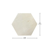 Unfinished Wooden Panels for Painting, Blank Wood Hexagon Framed Boards for Crafting Art Pouring (10x11.6 in, 6 Pack) Cregugua