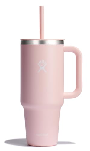 Hydro Flask Stainless Steel All Around Travel Tumbler with Handle 40 Oz Trillium Hydro Flask