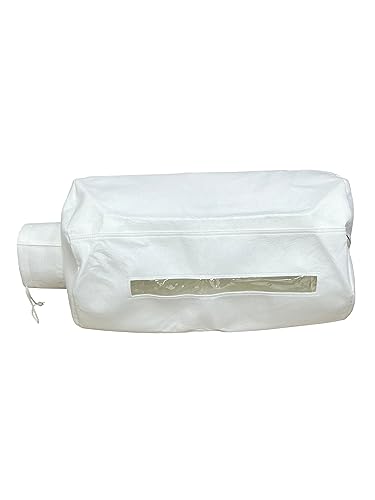 70334 Dust Filter Bag for Wall Mount Dust Collectors 1 Micron Dust Zipper Bag, Fits POWERTEC DC5371/ 5372 and Grizzly, Shop Fox, Rockler Delta, Wen XHBAN
