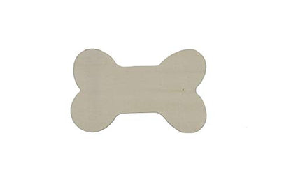 Creative Hobbies® 3.5 Inch Unfinished Wooden Shape - Ready to Paint Dog Bone Shape | 12 Pack - WoodArtSupply