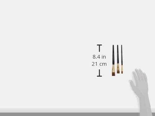 FolkArt Plaid Nylon Brush Set, 50559 Brown (3-Piece) FolkArt