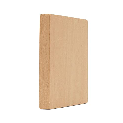 Wood Tiles, 2 x 2 Inch, Pack of 10 Blank Wood Squares for Crafts, Wood Burning, Laser Engraving, and DIY, by Woodpeckers Woodpeckers