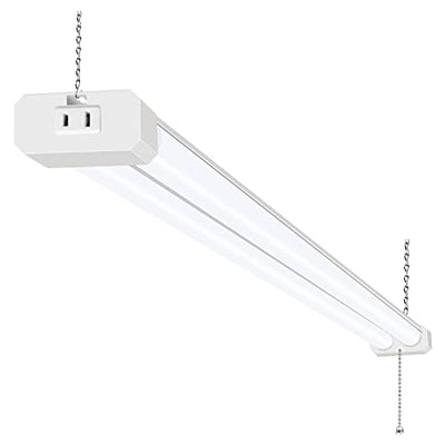 5000K LED Shop Light Linkable, 4FT Daylight 42W LED Ceiling Lights for Garages, Workshops, Basements, Hanging or FlushMount, Included Power Cord and