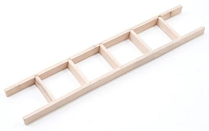 Classics by Handley Dollhouse Miniature Unfinished 6 Inch Straight Ladder - WoodArtSupply