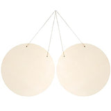 MAGICLULU 2 Sets DIY Door Hanging Sign Unfinished Wood Plaque Wooden Door Hanger Sign Unfinished Wood Crafts Blanks Front Door Decorations Front Door MAGICLULU