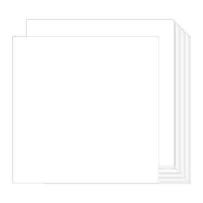 White Cardstock 12x12-100 Sheets Cardstock Paper, Goefun 80lb White Card Stock Paper for Card Making, Cricut, Crafting, Scrapbook, Photo Albums - WoodArtSupply