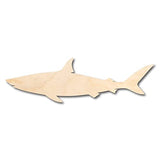 Unfinished Wood Shark Shape - Ocean - Nursery - Craft - up to 24" DIY 14" / 1/2" 24 Hour Crafts