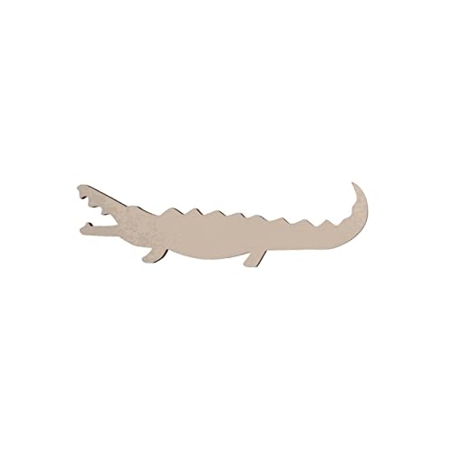 Alligator Wood Craft Unfinished Wooden Cutout Art DIY Wood Sign Inspirational Wall Plaque Classic Wood Home Wall Decor for Indoor Holiday Home Arupkeer