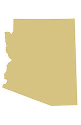 Arizona Cutout Unfinished Wood Sports Theme Home Decor Everyday Door Hanger MDF Shape Style 1 (12") Diverse Woodworking