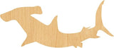 3 Pcs Hammerhead Shark Supply 3" Wooden Shape Ornaments Unique Unpainted Smooth Surface Unfinished Laser Cutout Wood Sheets Boards for Crafts 1/8 WoodArtSupply
