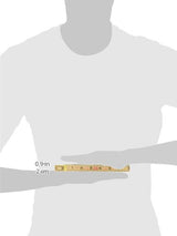 Crescent Lufkin Wood Rule, 6' Brass Ext, Black , Brown - X46SLN Lufkin