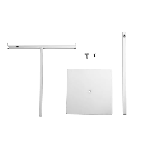 Polmart Countertop Jewelry/Scarf/Handbag T-Bar Display Stand with Adjustable Height - Silver (1 - Pack) Polmart