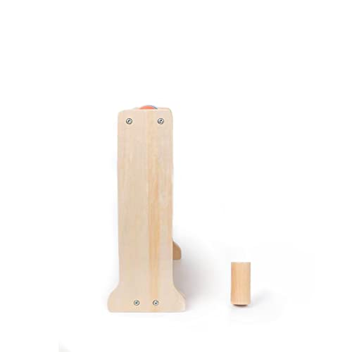 Twefex Montessori Ball Tracker, Award Winning Durable Pound A Ball Drop Toy, Early Developmental Montessori Toys, Wooden Toys for Toddlers 1-3 Year Twefex