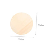 DECHOUS 30 Pcs Round Wooden Plate Pendant Unfinished Easter Tree Circles Unfinished Wood Rounds Unfinished Wood Crafts Round Disc Cutouts Blank Wood DECHOUS