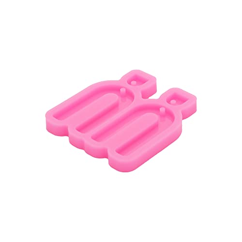 Angel Wings Shiny Horseshoe Shape Earrings Resin Silicone Mold, for Small Size Earrings Ear Studs Agate Pearl Pendant Crafting Making Epoxy Resin Angel Wings