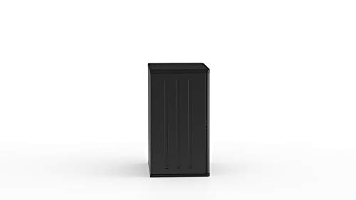 Suncast Commercial 9 Cubic Ft. Heavy-Duty Resin Cabinet with 2 Shelves, Dark Grey Suncast Commercial