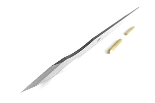 Mikov V2003014 Unhandled Thin Blade Dual Bevel Marking Knife Kit with Finger Indents 0.060 Inch Thick Blade 1/2 Inch Wide 5-7/8 Inch Long Stainless Mikov