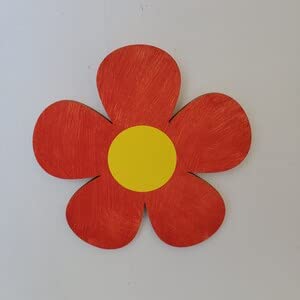 Unfinished Wood Flower Shape - Spring - Craft - up to 24" DIY 6" / 1/8" 24 Hour Crafts