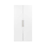 Prepac HangUps Large Elegant Wall-Mounted Storage Cabinet in White Prepac