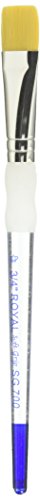 Royal & Langnickel Soft-Grip Golden Taklon Glaze Wash Brush: 3/4" Width Royal & Langnickel