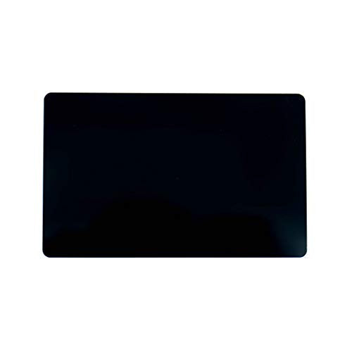 RXBC2011 100pcs Blank Metal Business Cards Laser Engraving Aluminum (black, 100 pcs) RXBC2011
