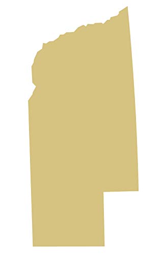 Nebraska Cutout Unfinished Wood Sports Theme State Home Everyday Decor Door Hanger MDF Shape Canvas Style 1 (12") Diverse Woodworking